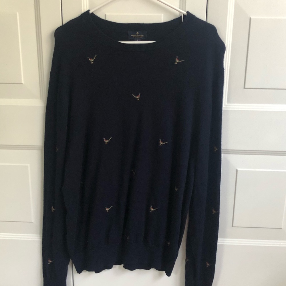 Brooks Brothers Embroidered Sweater